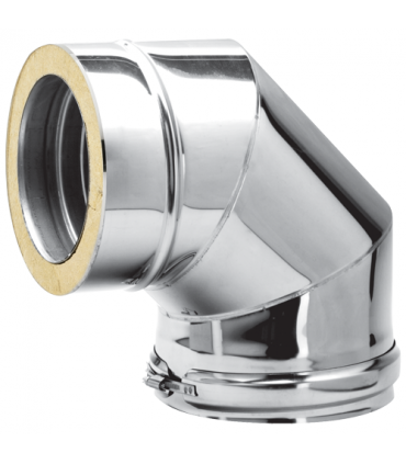 Coude ISOLÉ INOX - 30° - DIAM 180