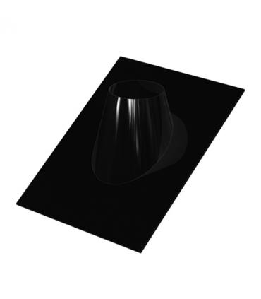 Solin 30 à 45° inox & noir - DIAM 80