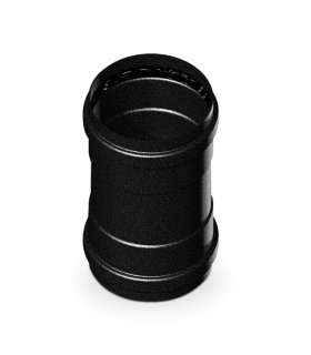 Connexion femelle / femelle - ACIER NOIR ÉMAILLÉ - DIAM 80