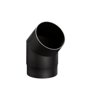 Coude 45° Ferrolux Noir Ø 150mm